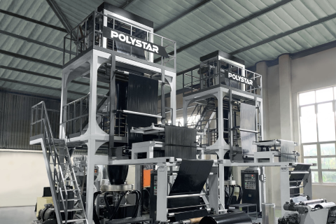 Installation of 2 Blown Film Machines for Trash Bags Production in South Africa